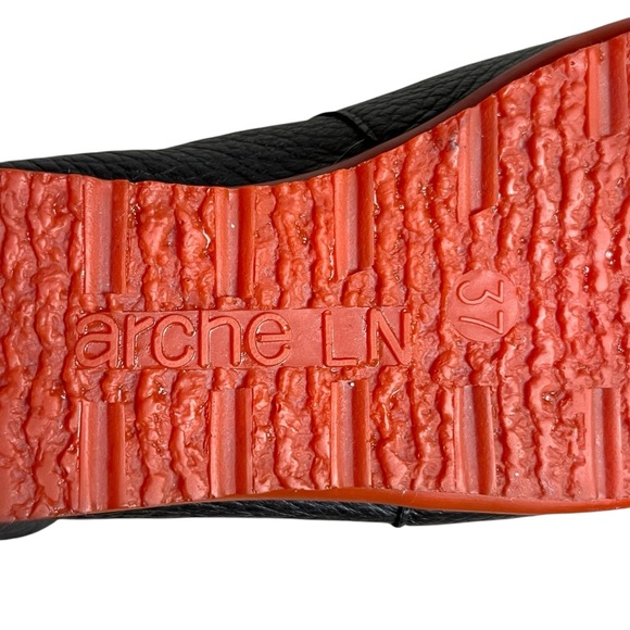 Arche ‘Baryky’ Soft Leather Zip Back Ankle Boot Red Sole 37 (6) - Picture 12 of 15